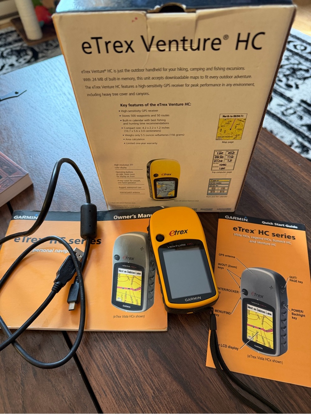 Garmin eTrex Venture HC Yellow Handheld GPS